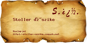 Stoller Őszike névjegykártya